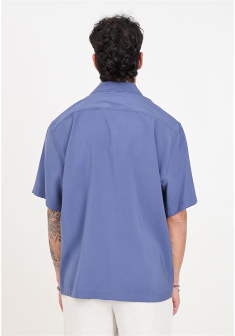 Avion blue men's shirt with short sleeves IM BRIAN | CA2889AVION